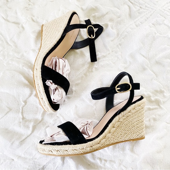 Stuart Weitzman Teddi Wedge Sandal Size 9 New - Picture 4 of 10